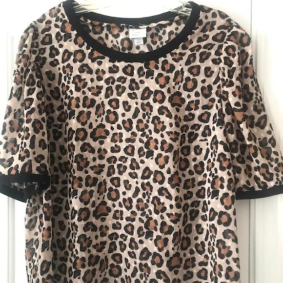 a new day Tops - A New Day Leopard Print T-Shirt